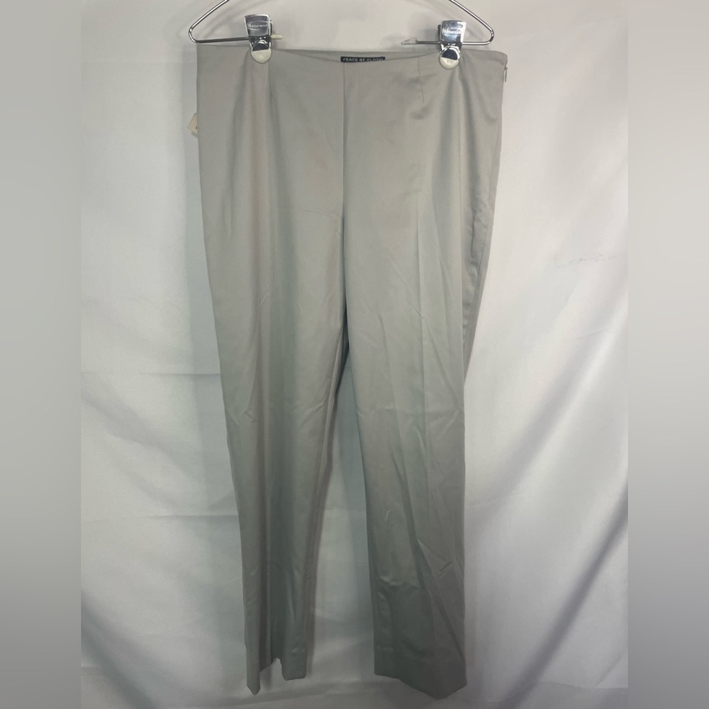 Peace of Cloth NWT silver slacks. Gorgeous trousers! Womens size 6